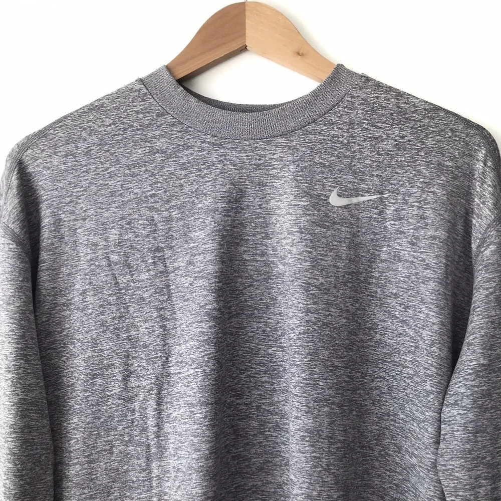 Nike Element Women's XL Gray Long Sleeve Running Shirt Dri Fit Athletic Top NWT